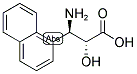 3-(R)-AMINO-2-(R)-HYDROXY-3-NAPHTHALEN-1-YL-PROPIONIC ACID Struktur