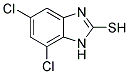 5,7-DICHLORO-1H-BENZIMIDAZOLE-2-THIOL Struktur