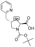 BOC-(S)-GAMMA-(2-PYRIDINYLMETHYL)-L-PROLINE Struktur