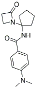 4-(DIMETHYLAMINO)-N-[1-(2-OXOAZETIDIN-1-YL)CYCLOPENTYL]BENZAMIDE Struktur