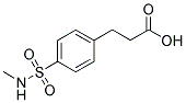 3-(4-METHYLSULFAMOYL-PHENYL)-PROPIONIC ACID Struktur