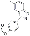 3-(1,3-BENZODIOXOL-5-YL)-6-METHYL[1,2,4]TRIAZOLO[4,3-A]PYRIDINE Struktur