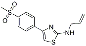 N-ALLYL-4-[4-(METHYLSULFONYL)PHENYL]-1,3-THIAZOL-2-AMINE Struktur