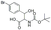 3-(4-BROMO-PHENYL)-2-TERT-BUTOXYCARBONYLAMINO-3-HYDROXY-PROPIONIC ACID Struktur