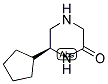 (S)-6-CYCLOPENTYL-PIPERAZIN-2-ONE Struktur