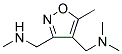 N-((4-[(DIMETHYLAMINO)METHYL]-5-METHYL-3-ISOXAZOLYL)METHYL)-N-METHYLAMINE Struktur