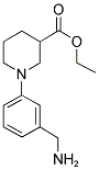 1-(3-AMINOMETHYL-PHENYL)-PIPERIDINE-3-CARBOXYLIC ACID ETHYL ESTER Struktur