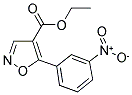 ETHYL-5-(3-NITROPHENYL)-ISOXAZOLE-4-CARBOXYLATE Struktur