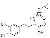 (S)-2-TERT-BUTOXYCARBONYLAMINO-4-(3,4-DICHLORO-PHENYL)-BUTYRIC ACID Struktur