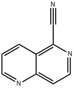 [1,6]NAPHTHYRIDINE-5-CARBONITRILE Struktur