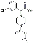 2-(4-BOC-PIPERAZINYL)-2-(3-CHLORO-PHENYL)ACETIC ACID Struktur