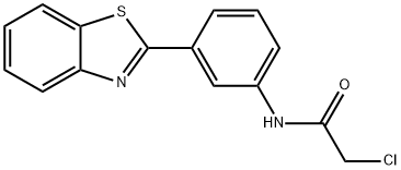 ACETAMIDE, N-[3-(2-BENZOTHIAZOLYL)PHENYL]-2-CHLORO- Struktur