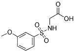 2-([(3-METHOXYPHENYL)SULFONYL]AMINO)ACETIC ACID Struktur