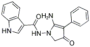 1H-INDOLE-3-CARBOXYLIC ACID (5-AMINO-3-OXO-4-PHENYL-2,3-DIHYDRO-PYRROL-1-YL)-AMIDE Struktur