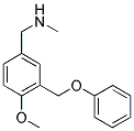 [4-METHOXY-3-(PHENOXYMETHYL)BENZYL]METHYLAMINE Struktur