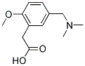 (5-[(DIMETHYLAMINO)METHYL]-2-METHOXYPHENYL)ACETIC ACID Struktur