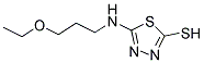 5-[(3-ETHOXYPROPYL)AMINO]-1,3,4-THIADIAZOLE-2-THIOL Struktur