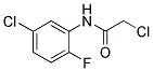 2-CHLORO-N-(5-CHLORO-2-FLUOROPHENYL)ACETAMIDE Struktur