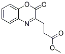 METHYL 3-(2-OXO-2H-1,4-BENZOXAZIN-3-YL)PROPANOATE Struktur