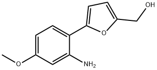 [5-(2-AMINO-4-METHOXY-PHENYL)-FURAN-2-YL]-METHANOL Struktur