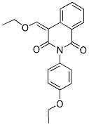 4-ETHOXYMETHYLENE-2-(4-ETHOXY-PHENYL)-4H-ISOQUINOLINE-1,3-DIONE Struktur