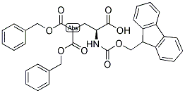 FMOC-L-GLA(OBZL)2-OH Struktur