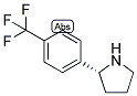 (R)-2-(4-(TRIFLUOROMETHYL)PHENYL)PYRROLIDINE Struktur