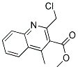 METHYL 2-(CHLOROMETHYL)-4-METHYLQUINOLINE-3-CARBOXYLATE Struktur