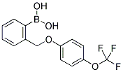 2-((4'-(TRIFLUOROMETHOXY)PHENOXY)METHYL)PHENYLBORONIC ACID Struktur