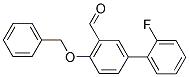 4-(BENZYLOXY)-2'-FLUORO[1,1'-BIPHENYL]-3-CARBALDEHYDE Struktur