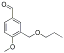 4-METHOXY-3-(PROPOXYMETHYL)BENZALDEHYDE Struktur