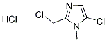 5-CHLORO-2-(CHLOROMETHYL)-1-METHYL-1H-IMIDAZOLE HYDROCHLORIDE Struktur