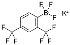 2,4-BIS(TRIFLUOROMETHYL)PHENYL-TRIFLUOROBORATE POTASSIUM SALT Struktur