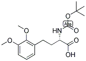 (S)-2-TERT-BUTOXYCARBONYLAMINO-4-(2,3-DIMETHOXY-PHENYL)-BUTYRIC ACID Struktur