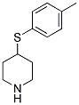 4-P-TOLYLSULFANYL-PIPERIDINE Struktur