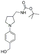 [1-(4-HYDROXYMETHYL-PHENYL)-PYRROLIDIN-3-YLMETHYL]-CARBAMIC ACID TERT-BUTYL ESTER Struktur