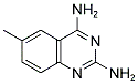 2,4-DIAMINO-6-METHYLQUINAZOLINE Struktur