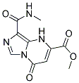 METHYL 8-[(METHYLAMINO)CARBONYL]-4-OXO-1,4-DIHYDROIMIDAZO[1,5-A]PYRIMIDINE-2-CARBOXYLATE Struktur