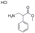 3-AMINO-2-PHENYL-PROPIONIC ACID METHYL ESTER HYDROCHLORIDE Struktur