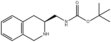 (S)-(1,2,3,4-TETRAHYDRO-ISOQUINOLIN-3-YLMETHYL)-CARBAMIC ACID TERT-BUTYL ESTER Struktur