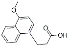 3-(4-METHOXY-NAPHTHALEN-1-YL)-PROPIONIC ACID Struktur