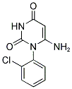 6-AMINO-1-(2-CHLOROPHENYL)PYRIMIDINE-2,4(1H,3H)-DIONE Struktur