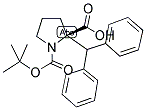 BOC-(R)-ALPHA-BENZHYDRYL-PROLINE Struktur