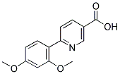 6-(2,4-DIMETHOXYPHENYL)NICOTINIC ACID Struktur