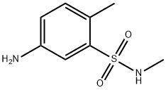 5-AMINO-N,2-DIMETHYLBENZENESULFONAMIDE Struktur