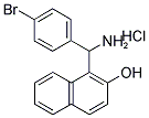 1-[AMINO-(4-BROMO-PHENYL)-METHYL]-NAPHTHALEN-2-OL HYDROCHLORIDE Struktur