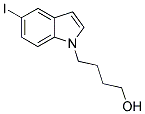 4-(5-IODO-INDOL-1-YL)-BUTAN-1-OL Struktur