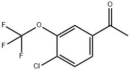 4'-CHLORO-3'-(TRIFLUOROMETHOXY)ACETOPHENONE Struktur