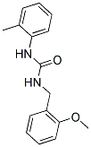 1-((2-METHOXYPHENYL)METHYL)-3-(2-METHYLPHENYL)UREA Struktur