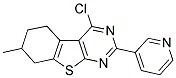 4-CHLORO-7-METHYL-2-PYRIDIN-3-YL-5,6,7,8-TETRAHYDRO[1]BENZOTHIENO[2,3-D]PYRIMIDINE Struktur